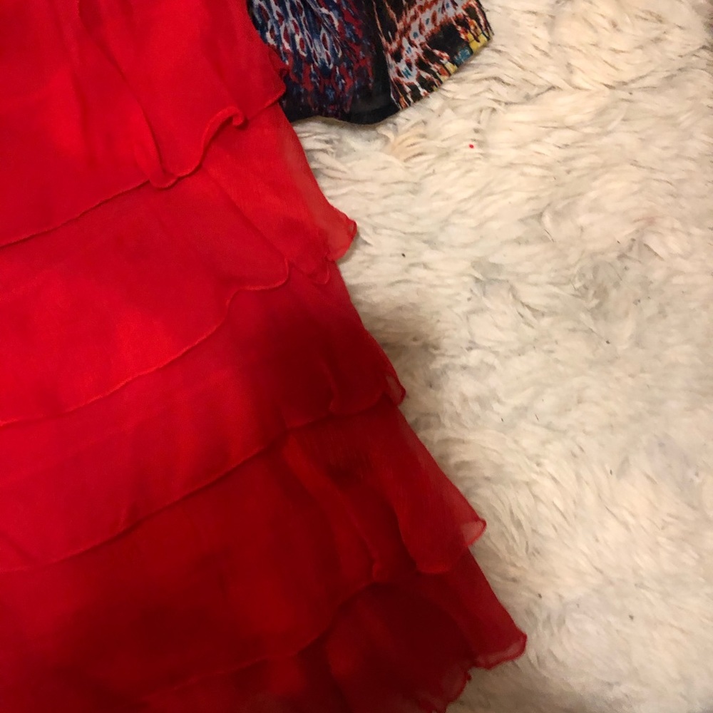 3 forever floral red cami tank tops spaghetti S - Picture 6 of 8